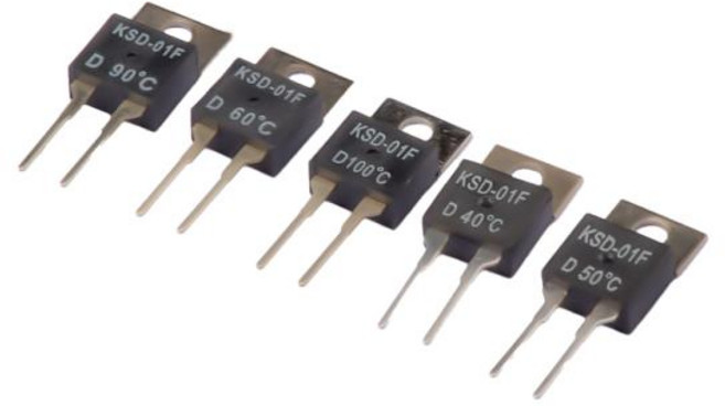 KSD-01F 정상 개방 칩 온도 센서 열 스위치 칩 40 ℃ 45 ℃ 50 ℃ 55 ℃ 60 ℃ 65 ℃ 70 ℃ 75 ℃ 90 ℃ 9, 02 Normally Closed, 13 90C