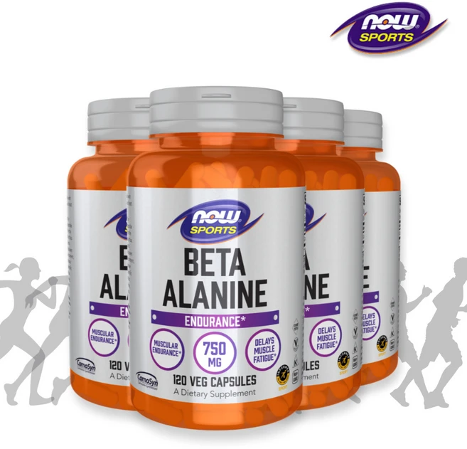 [4세트] 나우푸드 스포츠 베타 알라닌 750mg 식물성 120캡슐 아미노산 다이펩타이드, 120정 - 쿠팡