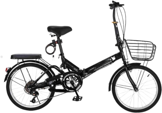 코모마이플 접이식 자전거 변속 초경량 미니벨로 휠충격 흡수 출퇴근용, 9.블랙  알루미늄_22인치, 1세트, 22cm