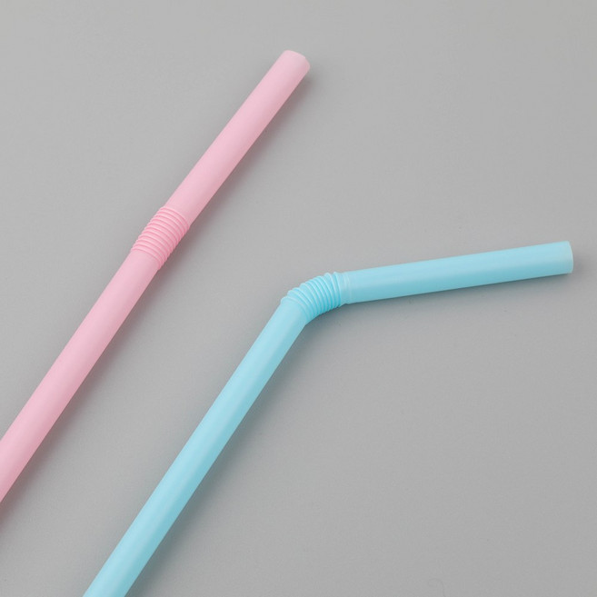 새로피엔엘 자바라빨대(혼합)25cm, 1개, 500개