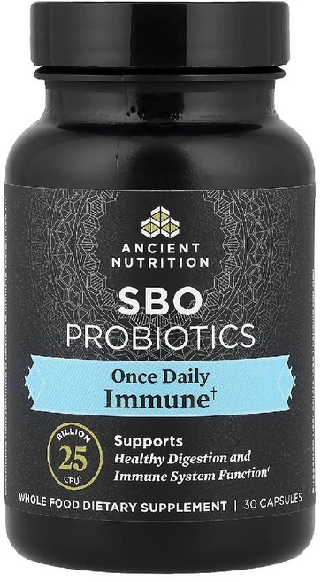 에인션트뉴트리션 SBO 프로바이오틱스 하루 1회 이뮨 250억CFU 30캡슐, 1개, 30정 - 쿠팡