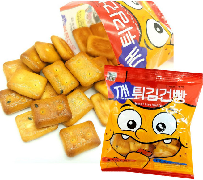 깨튀김건빵 30gX50개 과자 스낵, 50개, 30g