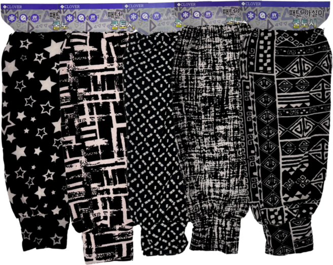 까실이 쿨토시 남자팔토시 여름 냉감 UV차단 3개, 패턴