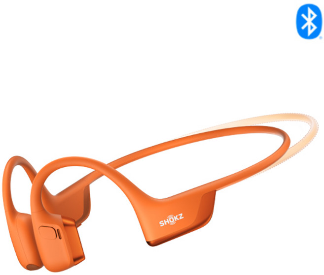 샥즈 오픈런프로2 미니 듀얼드라이버(골전도+공기전도) 블루투스 이어폰 S821MINI, 오렌지