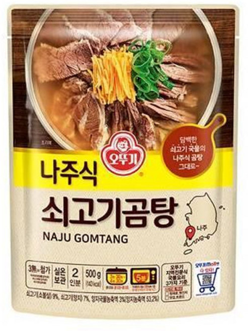 오뚜기 나주식 쇠고기 곰탕, 1개, 500g