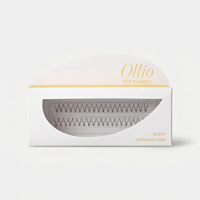 올리오 더클래식 가닥 속눈썹 싱글팩, 1개, 위스피 9mm