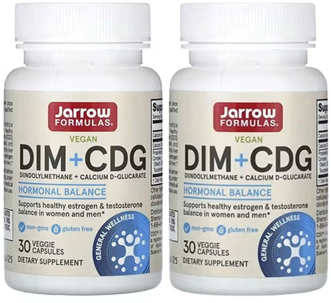 자로우포물러스 DIM + CDG 강화된 해독 포뮬라 베지 캡슐 30정, 2개 - 쿠팡