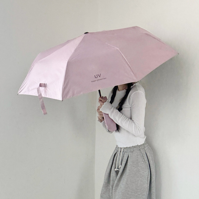 디아쿠아 프리미엄 UV 원터치 암막 접이식 3단 자동 우산 우양산 양산