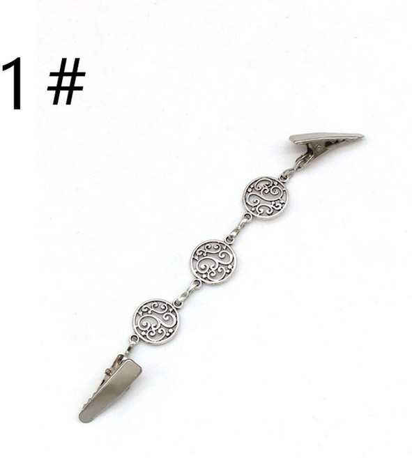 패션 가디건 셔츠 클립 걸쇠 여성 스웨터 숄 오리 클립 꽃 모양 버클 핀 DIY 의류 브로치 액세서리, 1, 1개