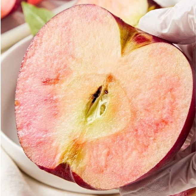 [하루100kg한정] 고당도 피치애플 엔부사과, 1박스, 엔부사과 대과3kg
