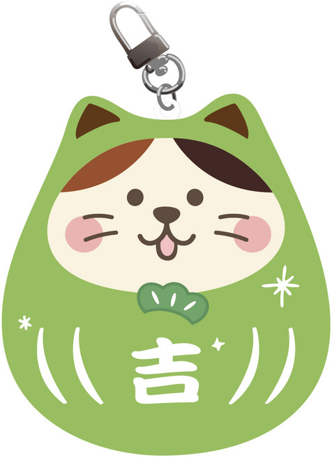 [限時滿額贈]Twinko PH532 貓吉達摩&百福盛典 吊飾/鑰匙圈/掛飾