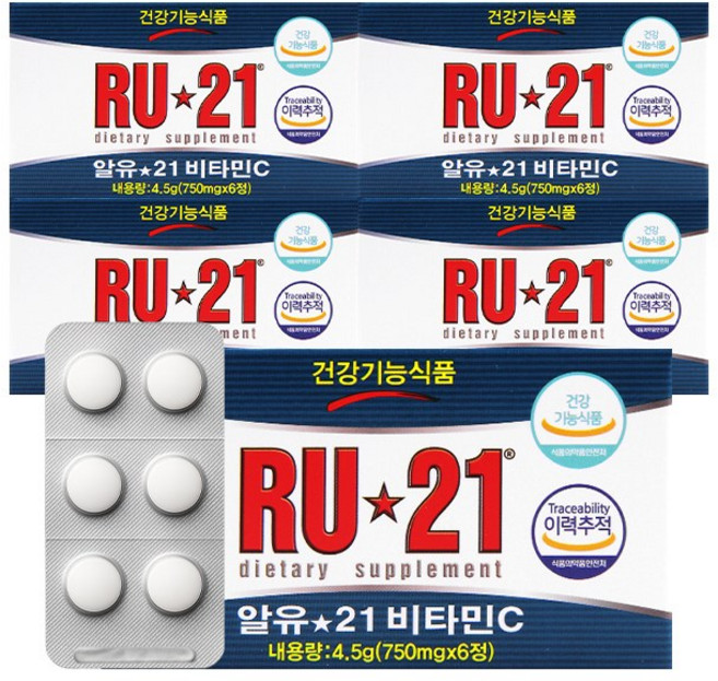 스피릿싸이언스 RU21 비타민C, 단품, 5개