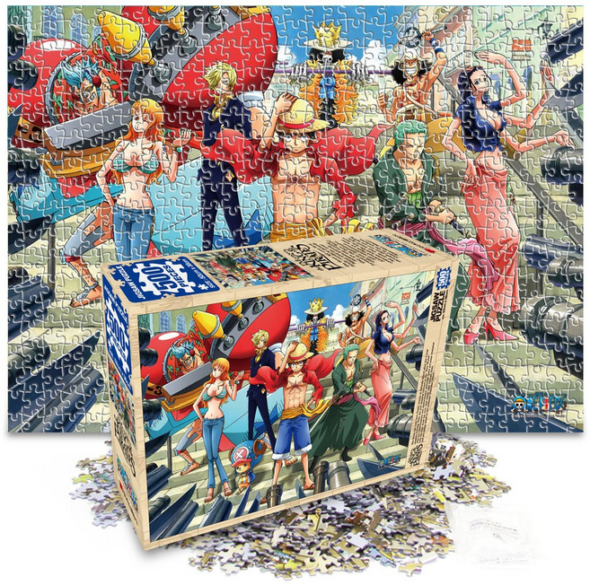 원피스 직소 퍼즐 500조각, 1개, 자유, 500피스