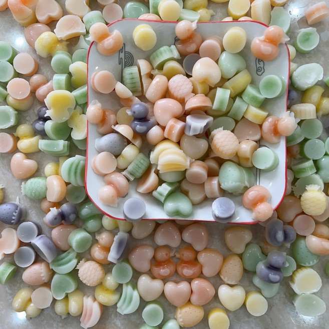 왁스병 캔디 인터넷 연예인 라핑탕 혼합 설탕 샌드위치 잼 저렴한 수제 JK3, 20개