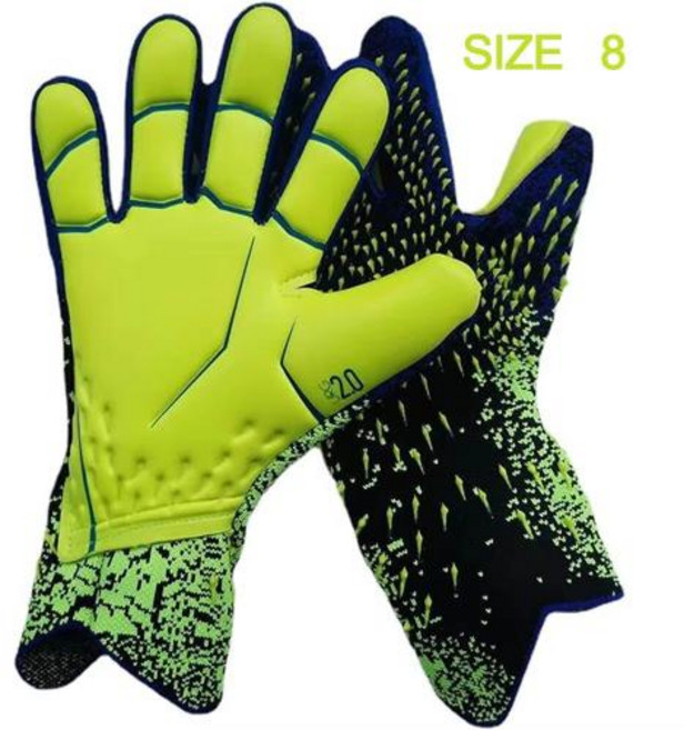 축구 골키퍼 장갑 강한 그립 성인용 축구 장갑 사이즈 6 7 8 9/10, 4)Green-8, 1개