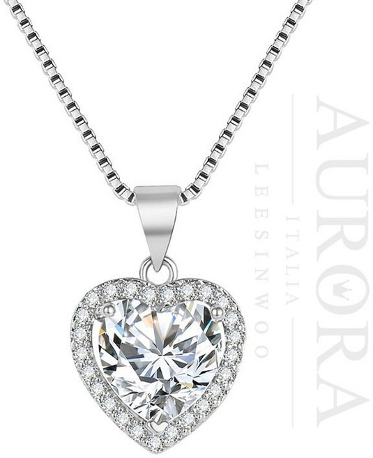 3캐럿 다이아몬드 하트 목걸이 NECK-2071