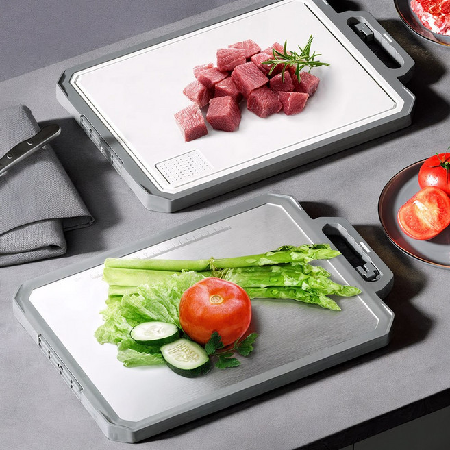 헬로제인 스텐 316 항균 양면도마, 그레이, 1개