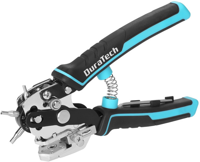 DuraTech 다용도 고급형 휴대용 가죽 펀칭기, 1개, 혼색