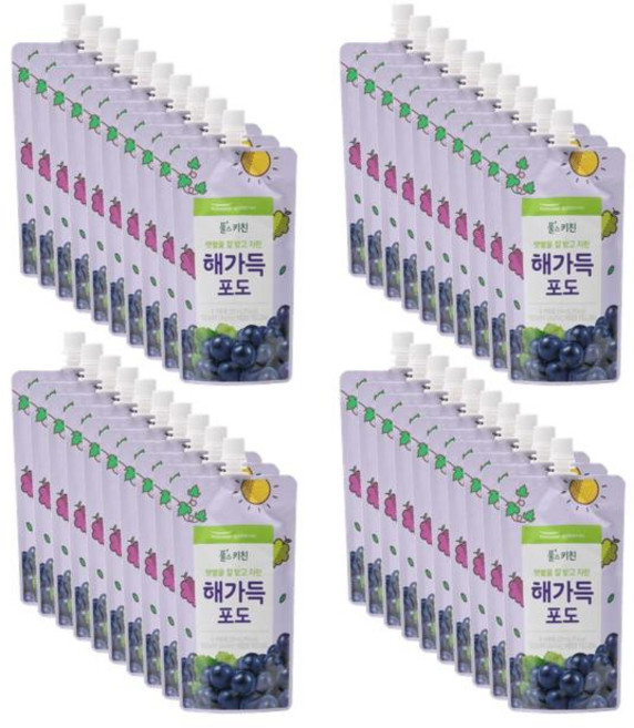 풀스키친 해가득 포도주스 40개 150ml