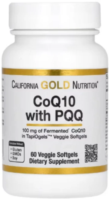 캘리포니아골드 코큐텐 100mg+PQQ 10mg 60 베지 소프트젤 (2개월분), 1개, 60정 - 쿠팡