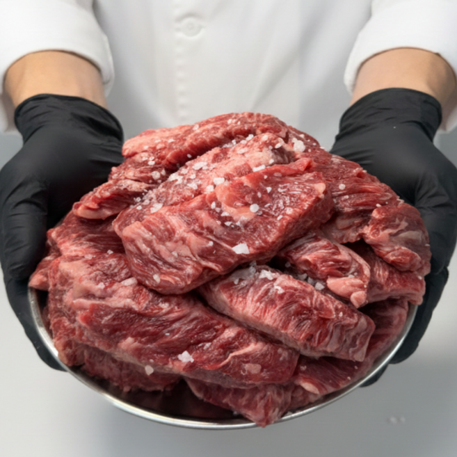 미국산 소갈비살 소포장 구이용 황제갈비살, 3개, 200g