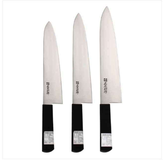 일본 마사히로 식도 P 시리즈 25312 25313 25314 칼날 길이 240mm 270mm 300mm, 1개, P손잡이