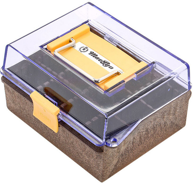 PAGO 매표 정품 도장 보관함 케이스 인장함 (소형) 인감 인장 스탬프 고무인 상자 박스 사무용 은행 농협 회사 학교