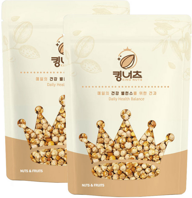 킹너츠 크리스피 병아리콩, 2개, 500g