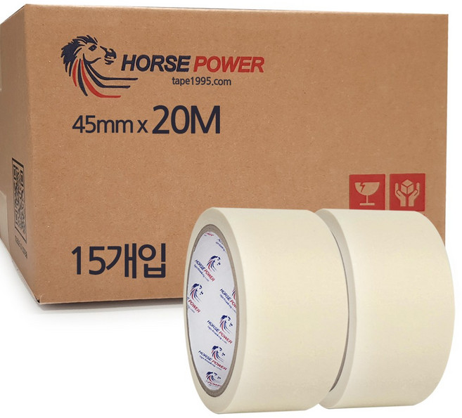 홀스파워 마스킹 테이프 45mm x 20M, 15개