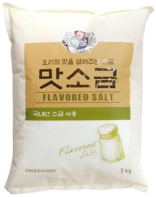 백설 맛소금 5kg, 1개