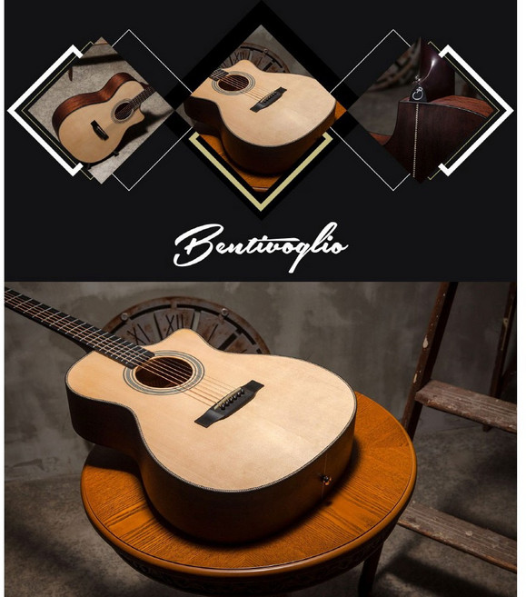 벤티볼리오 JBJ1003CW 장범준 시그니처 입문용 통기타, 내추럴, 1개