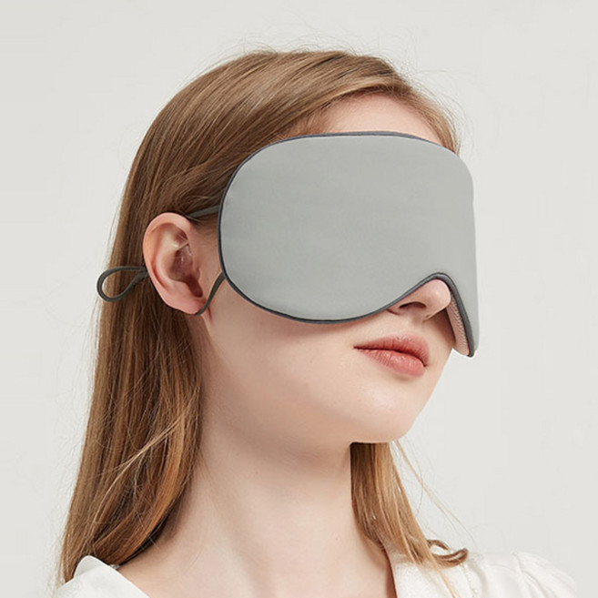 리빙듀오 포시즌 프리미엄 실크 수면안대 올그레이