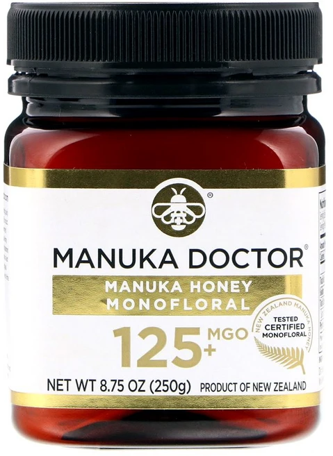 Manuka Doctor Manuka Honey Monofloral MGO 125 250g, ONE COLOR, 1개 - 쿠팡