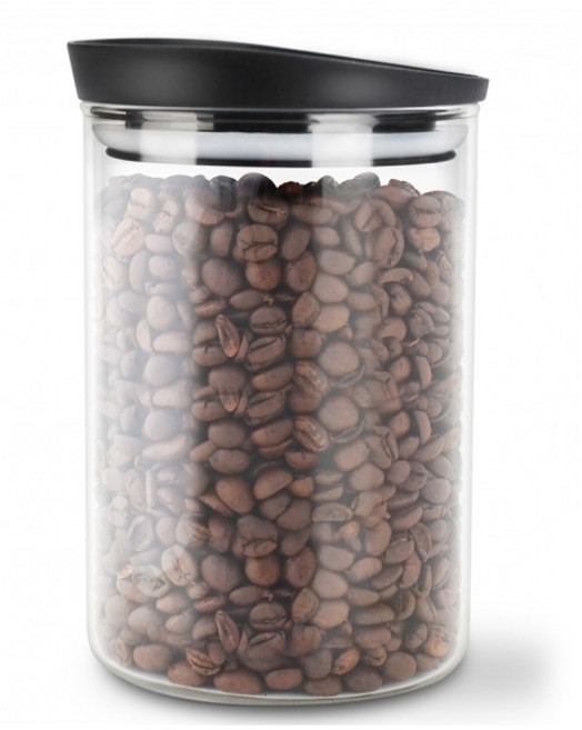 예담 누보 블랙캡 내열 밀폐 원두 용기 750ml, 1개