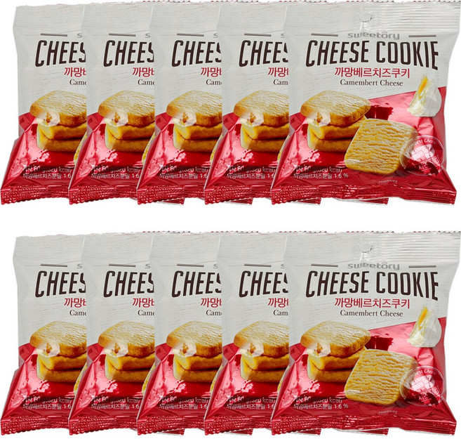 스위토리 까망베르치즈 쿠키 60g, 10개