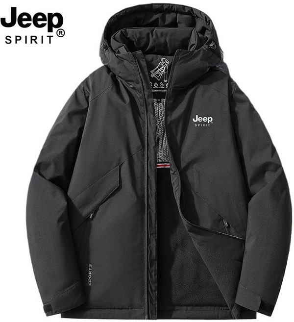 JEEP SPIRIT 지프 스피릿 남성용 기모안감 점퍼 캐주얼 후드 자켓 JK1906+양말
