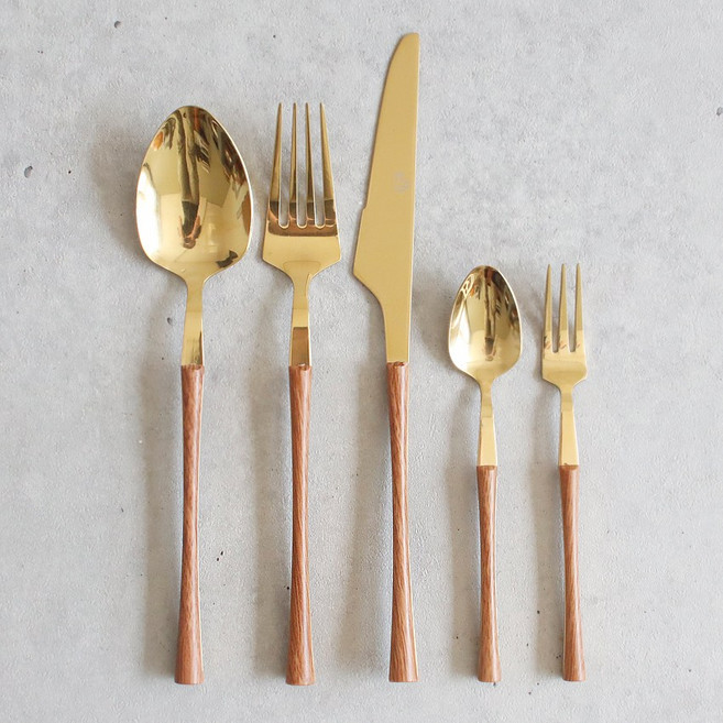 좋은예감 아르센 커트러리 5종 - 데일리 커트러리 예쁜 커트러리, 아르센A 실버(디너스푼), 1개