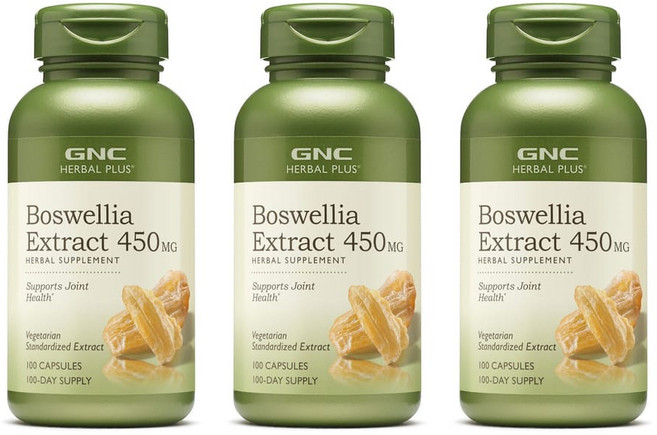 GNC 보스웰리아 추출물 450mg 캡슐, 100정, 3개