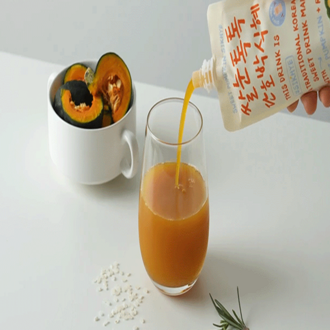 담다 국산 단호박 전통 수제 식혜, 20개, 140ml