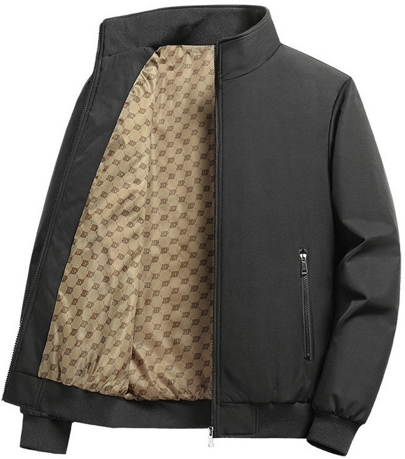 jacq50 男士休閒寬鬆純色正裝商務夾克