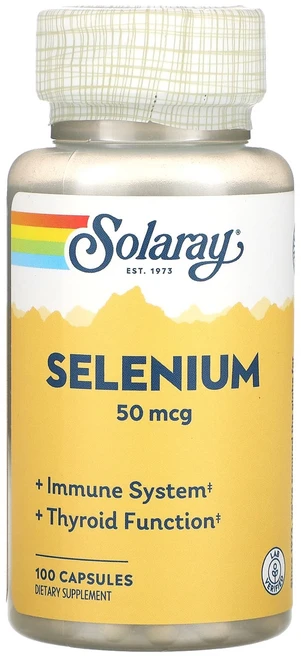 Solaray 셀레늄 50mcg 캡슐 100정, 1개 - 쿠팡