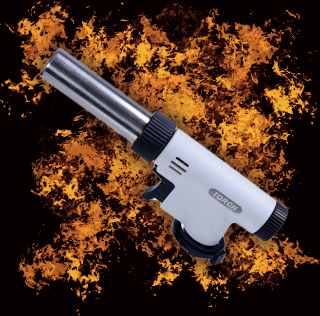 뉴오르 가스 요리용 미니 캠핑 토치 가정용 부탄, 1개