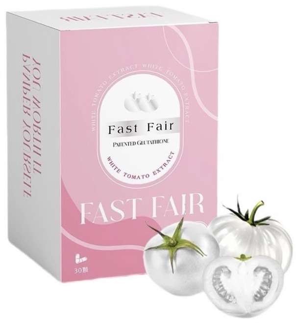 Fast Fair 飛速白 植物膠囊 白番茄 穀胱甘肽 冰晶番茄, 1個, 30顆