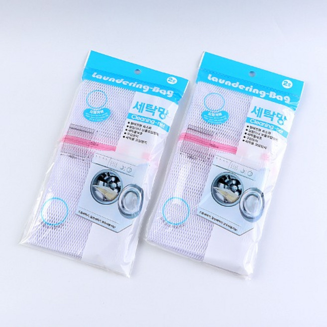 국산 세탁망 2호 빨래망 세탁 그물망, 2개