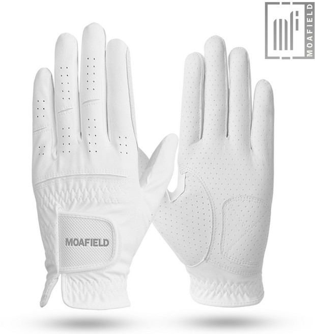 모아필드 덧댐 천연반양피 여성골프장갑 MGW-S02, 19호, 1개