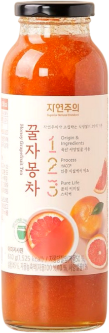 자연주의 꿀자몽차 610g, 1개, 1개입