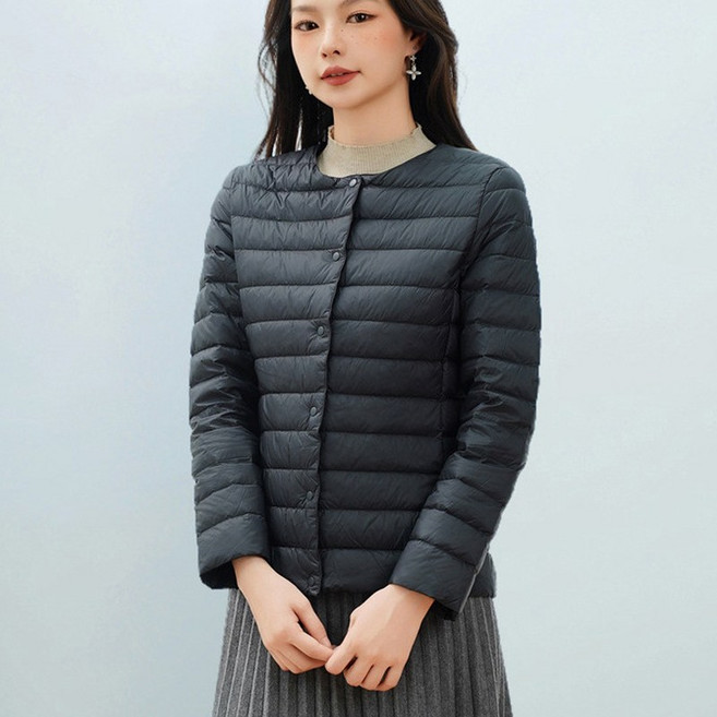 여성 오리털 경량패딩 점퍼 자켓