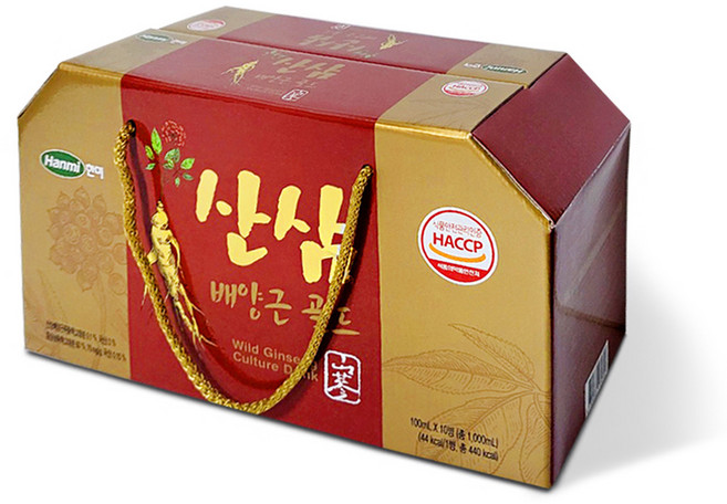 산삼배양근골드 선물세트 홍삼 산삼, 100ml, 10개