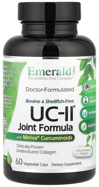 Emerald Laboratories UC-II 관절 포뮬러 베지 캡슐 60정 ULB-00215, 1개 - 쿠팡