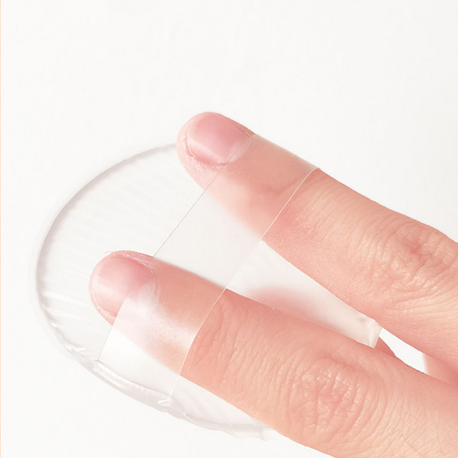 1pc 5.5cm 소프트 실리콘 젤 파우더 퍼프 스펀지 화장품 페이스 파운데이션 BB 크림 파우더 없음 파우더 메, [01] transparent, 1개, [01] transparent